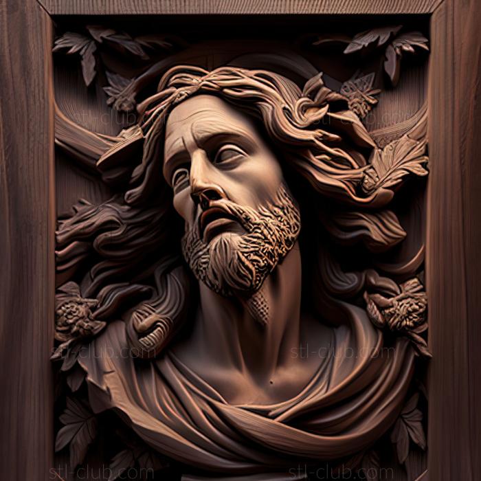 3D model st jesus (STL)